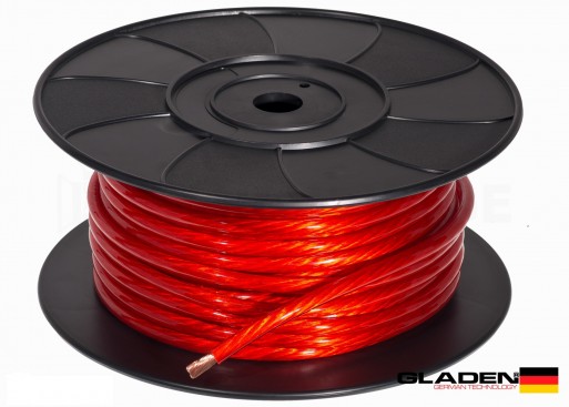 Gladen 20mm² 100% Cuivre Rouge