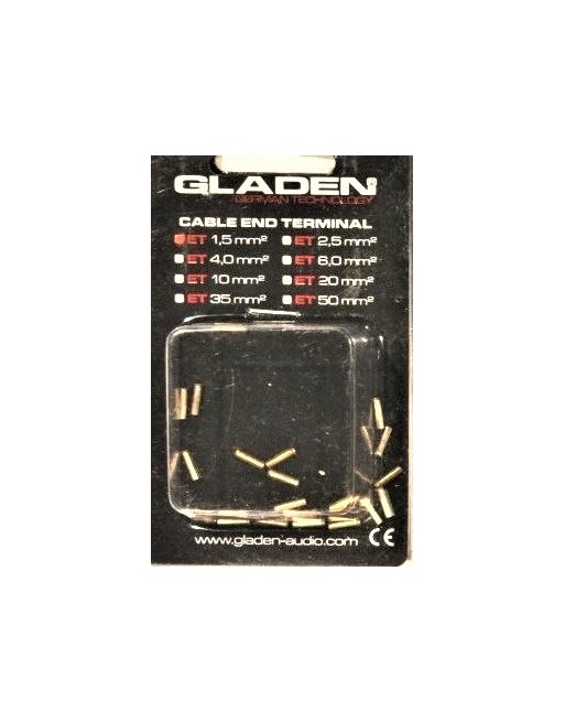 Gladen Cable End Terminal 2.5mm²