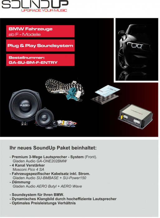 Gladen BMW Sound-UP GA-SU-BM-F-Entry